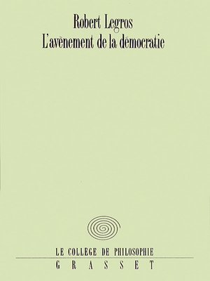 cover image of L'avènement de la démocratie